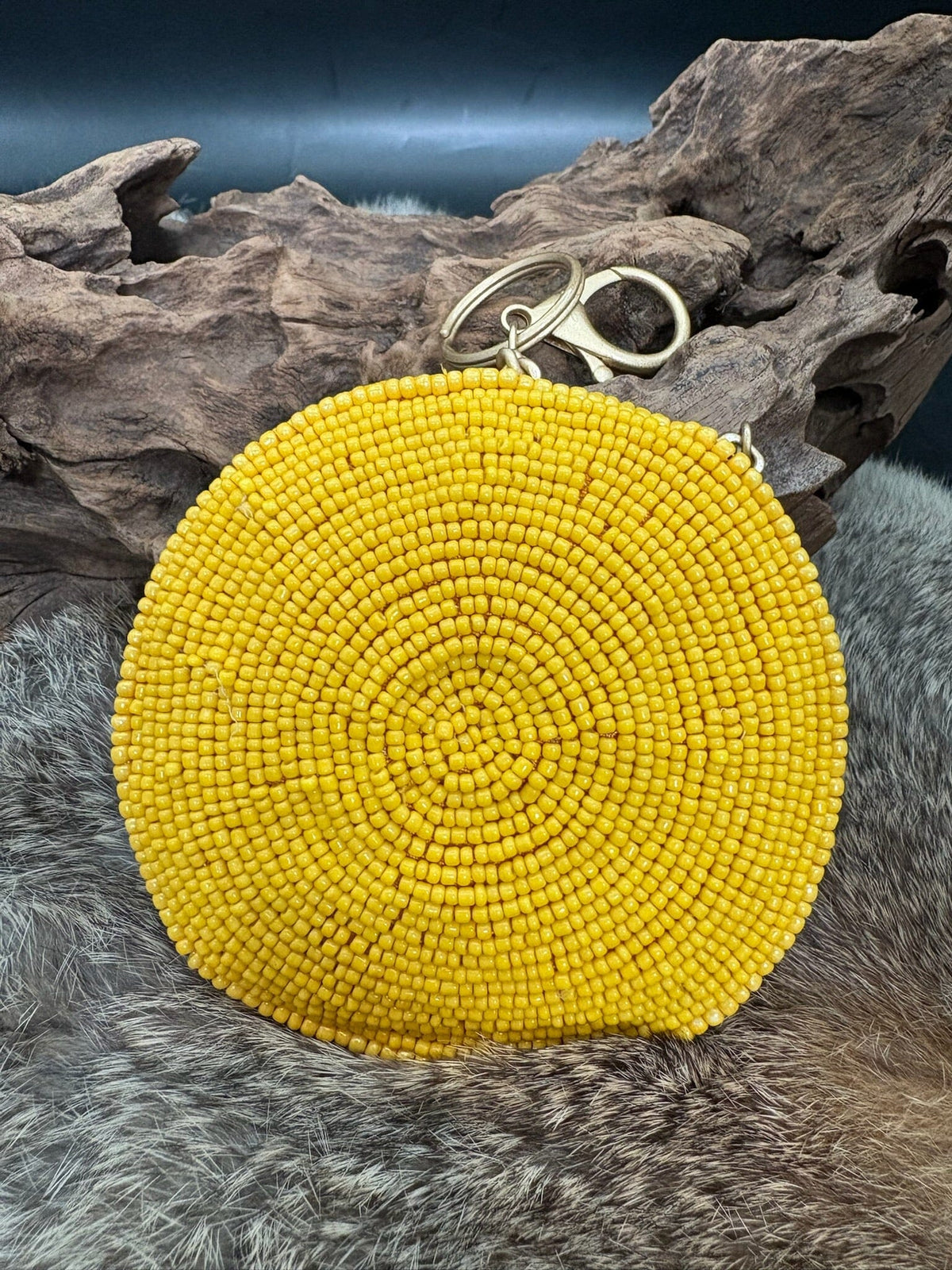 Cool Smiley Beaded Coin Purse - MFS002673