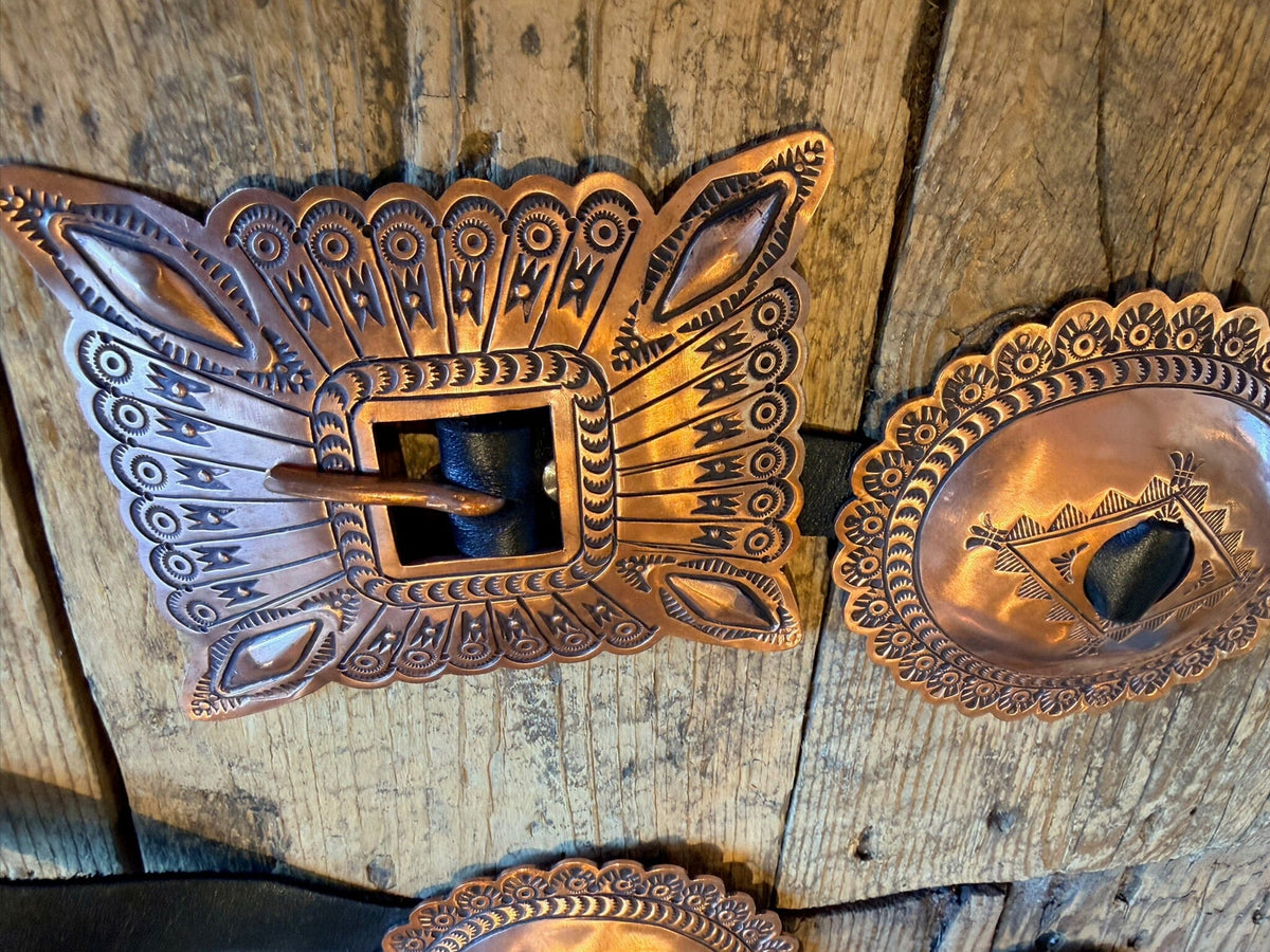 Copper Concho Belt - BUGE1