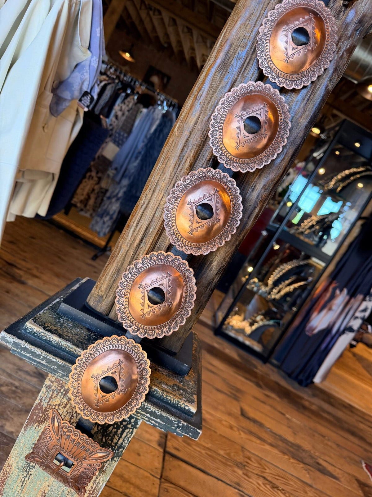 Copper Concho Belt - BUGE1