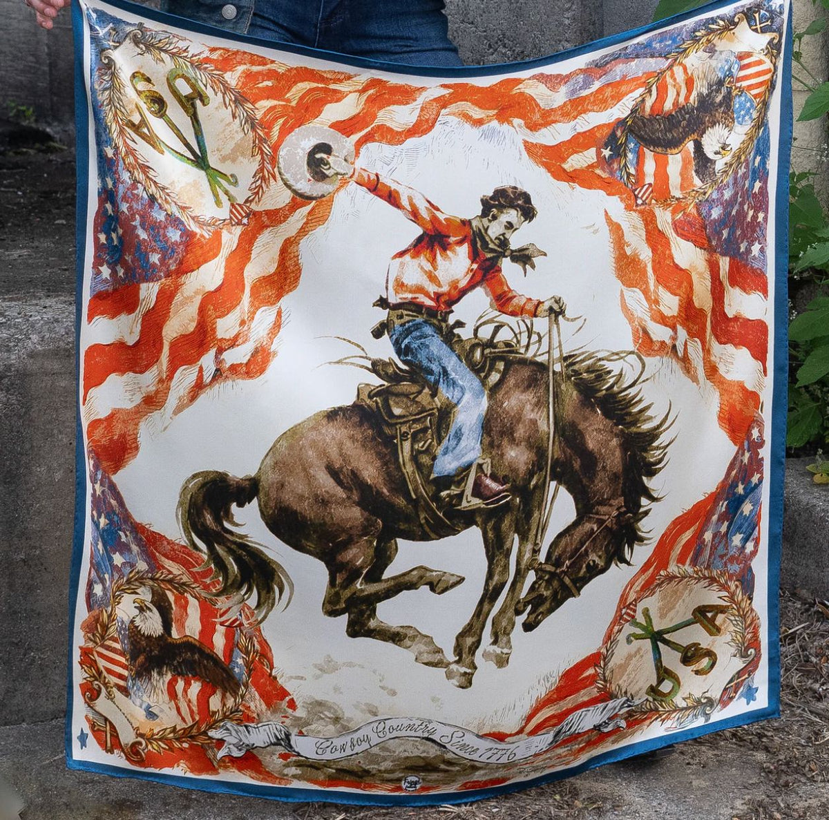Cowboy Country Wild Rag Scarf - SCF-CC