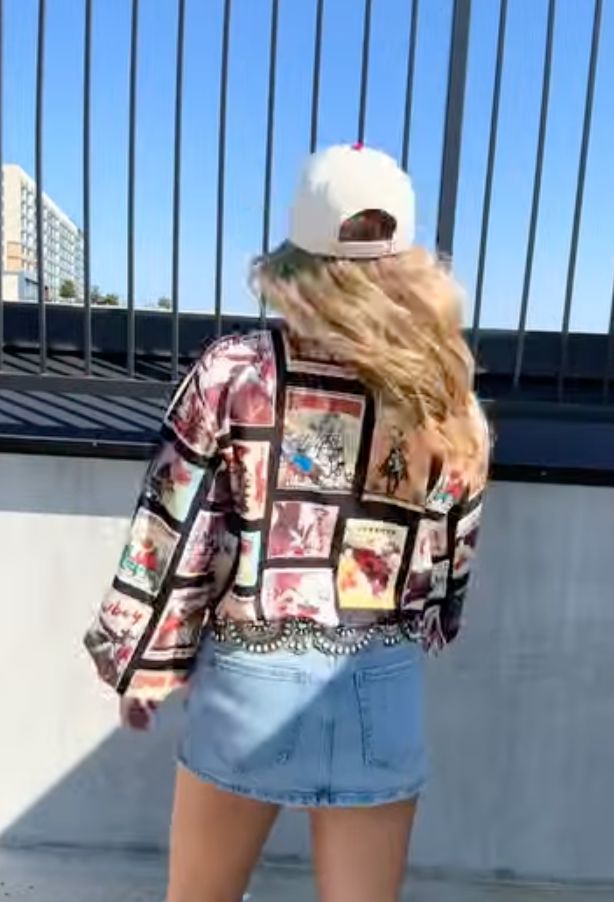 Cowboy Stamps Blouse - T1629CS