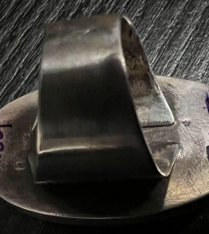 Crazy Lace Agate/Sterling Ring - RMH253