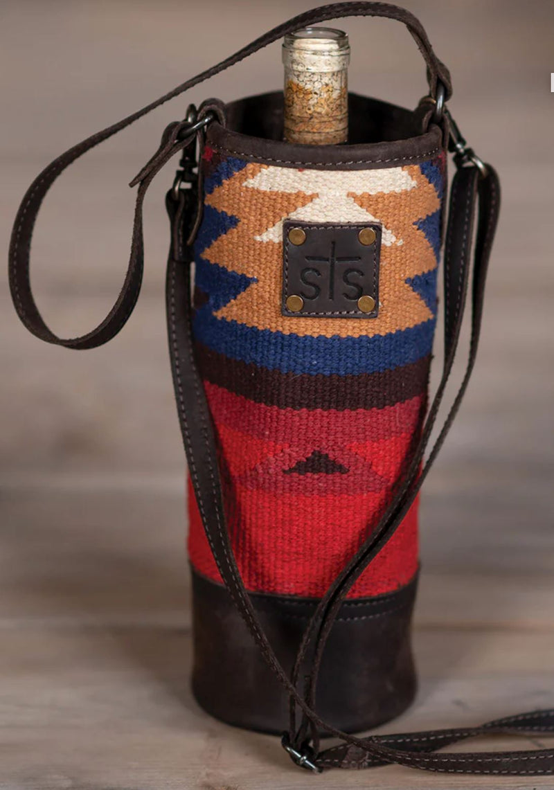 Crimson Sun Wine Bag - BGSTS10