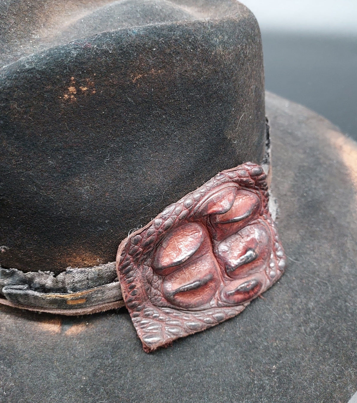 Croc Embellished Charlie 1 Horse Hat - HIML31 - Size L