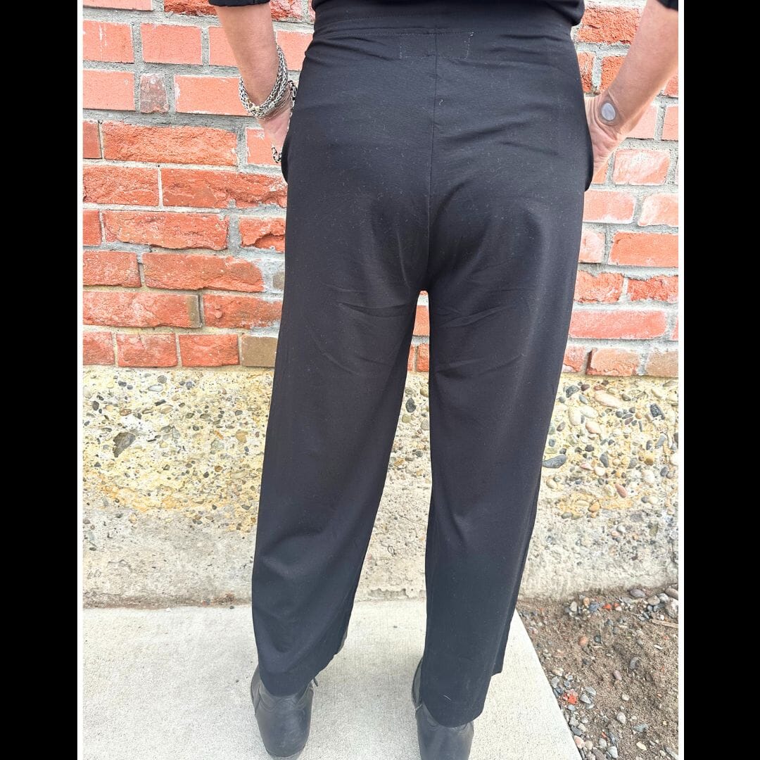 Cropped Flare Trouser - Henriette Steffensen - Black - 9015B