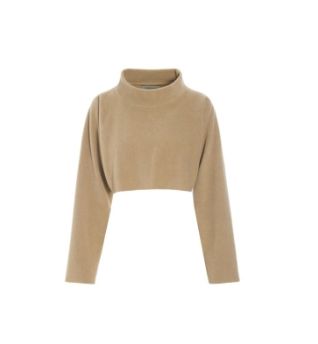 Cropped Fleece Pullover - Henriette Steffensen - 1372C