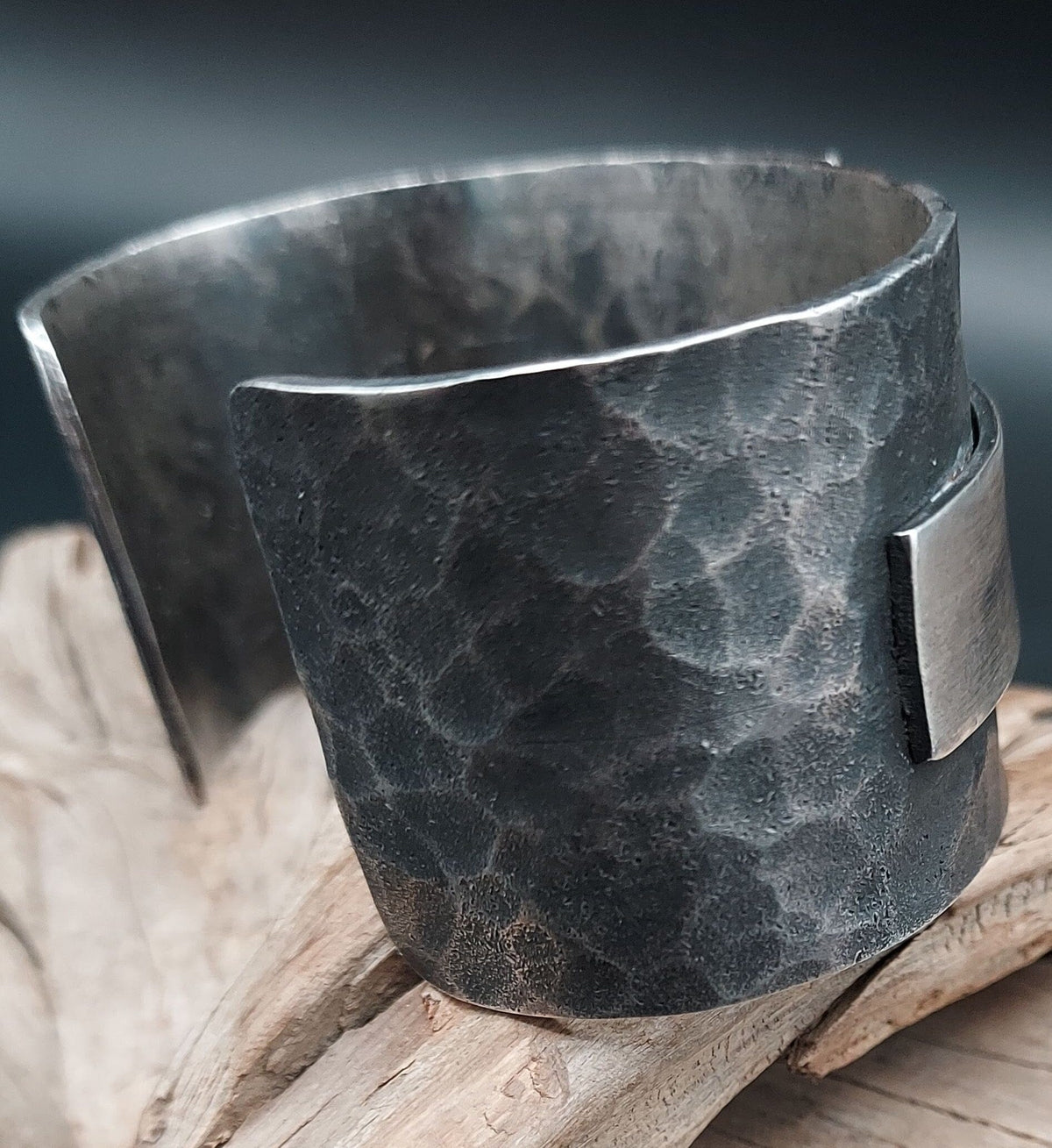 Cross "E" Sterling Silver & Turquoise Cuff - CSM1