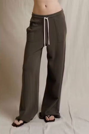 Dark Olive Noa Drawstring Pant - NOADO