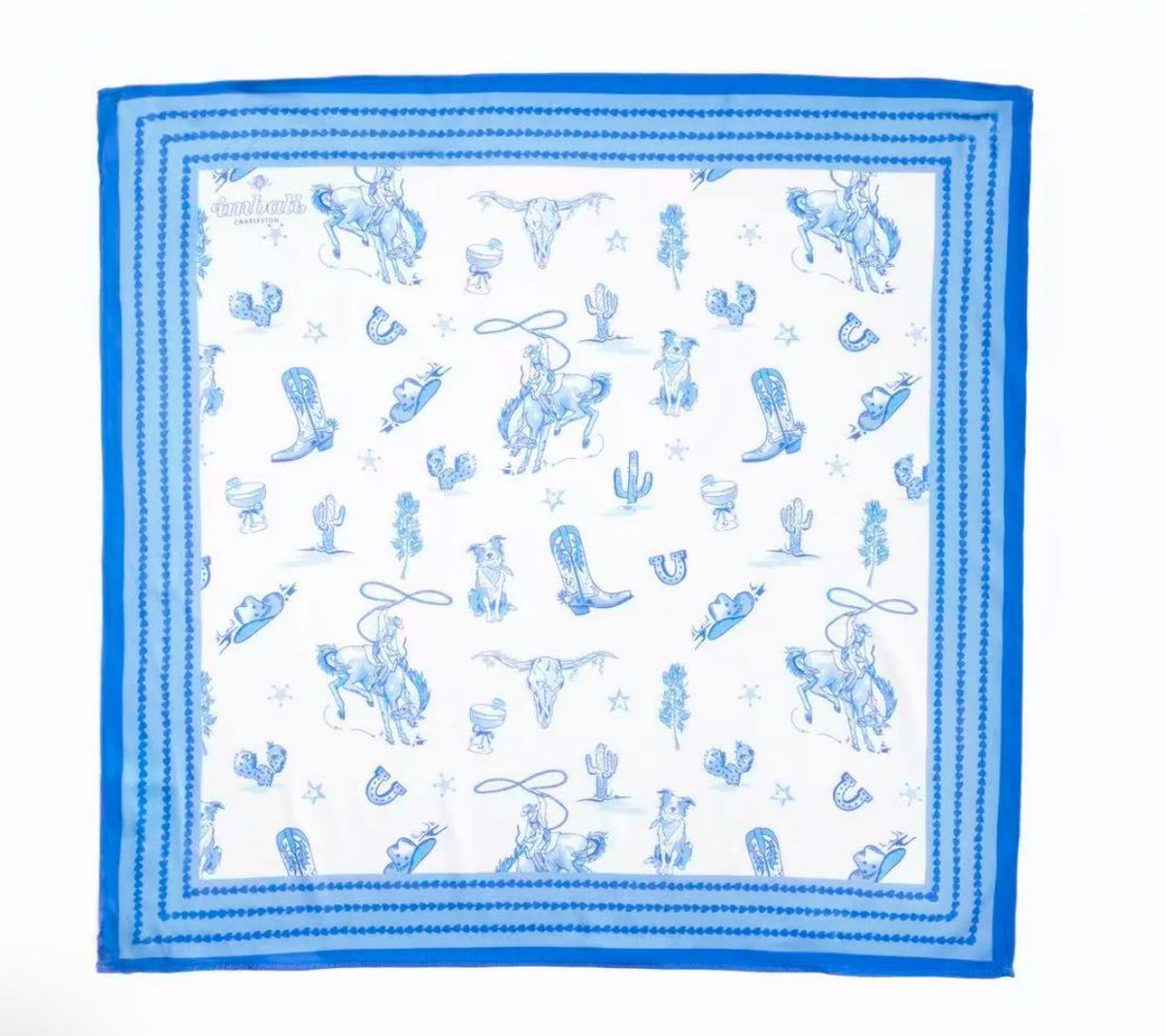 Day On The Range Satin Scarf - ICSC-1