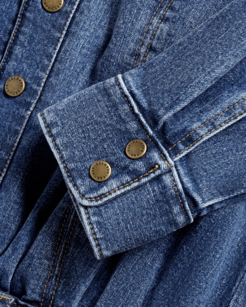 Denim Midi Dress - Tecovas - 40375