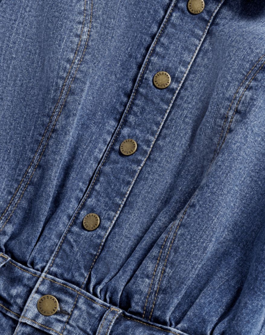 Denim Midi Dress - Tecovas - 40375