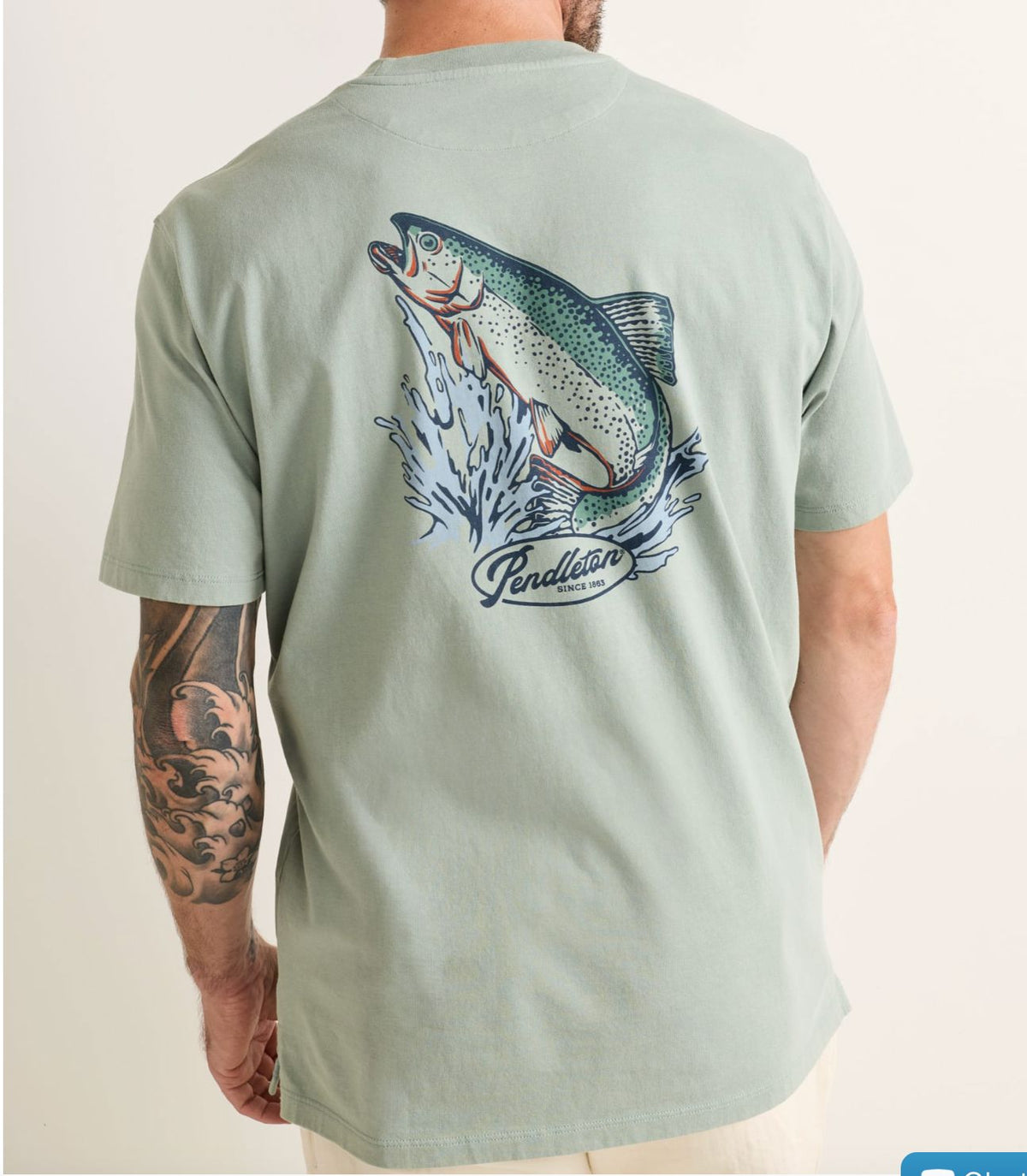 Deschutes Salmon Graphic Tee - Pendleton - RG1488