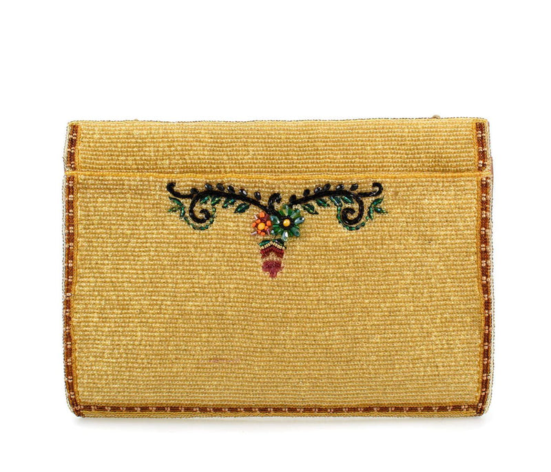 Desert Sunrise Beaded Crossbody Handbag - MFS002534