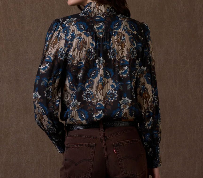 Dewitt's Damask Blouse - Double D Ranch - T4113
