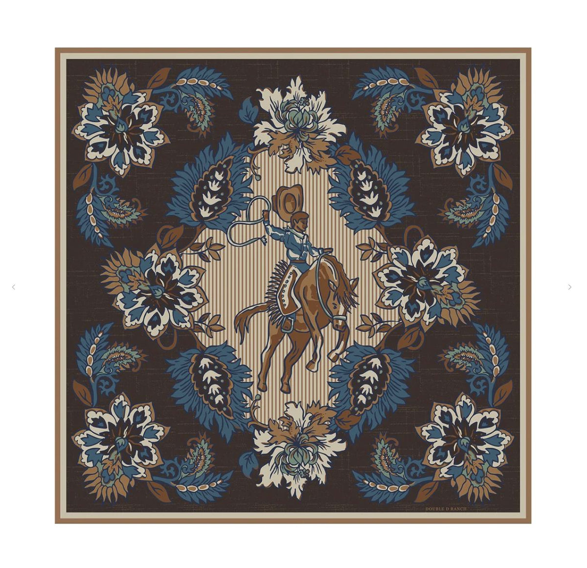 Dewitts's Damask Scarf - Double D Ranch - SCARF207