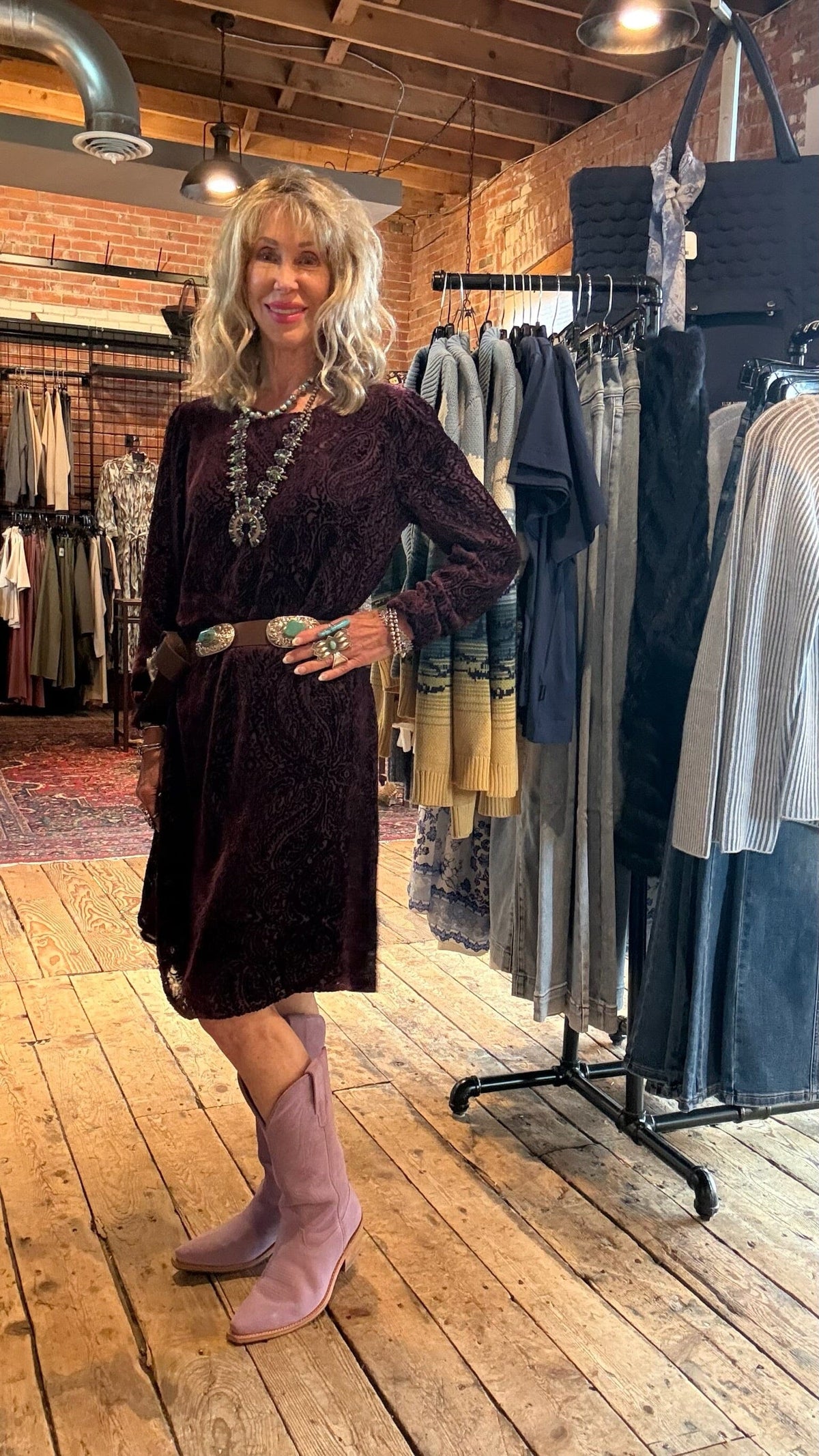 Donovan Paisley Dress - Johnny Was - L30025