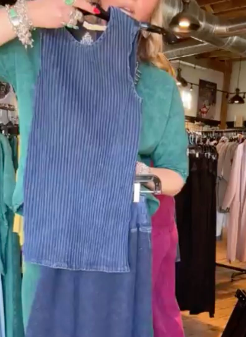 Dusk Ribbed Tank - Testimony - T13D