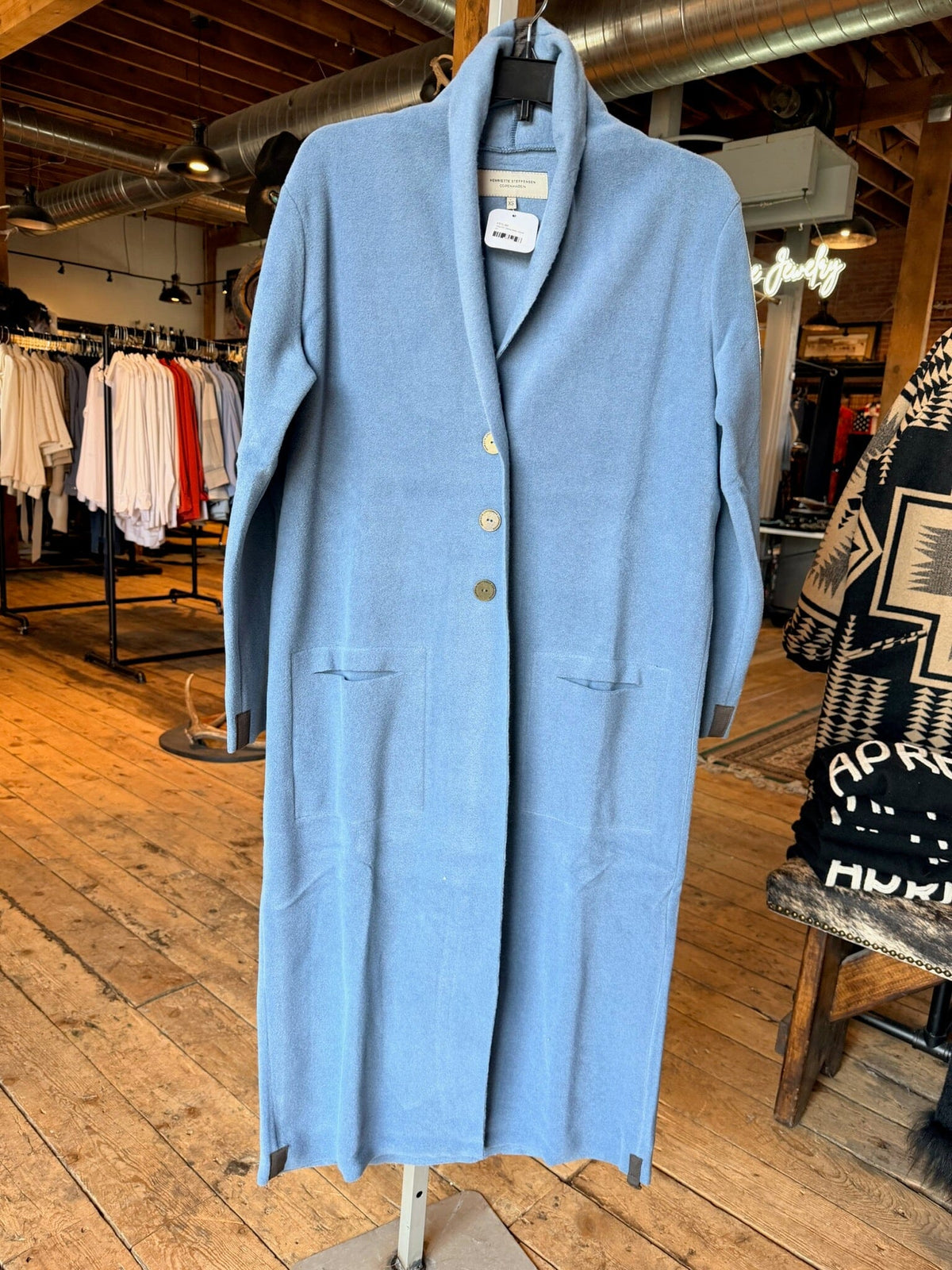 Dusty Blue Fleece Duster - 7162DB