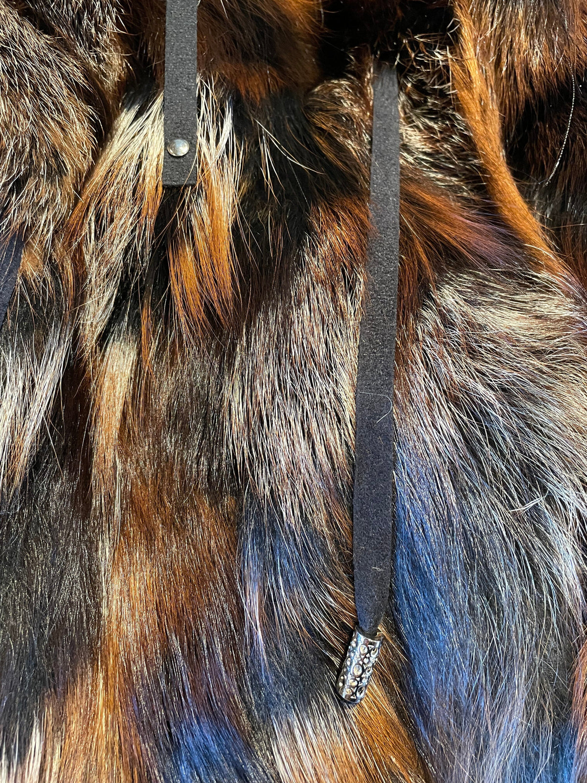 Earth Toned Fox Jacket - MK7588