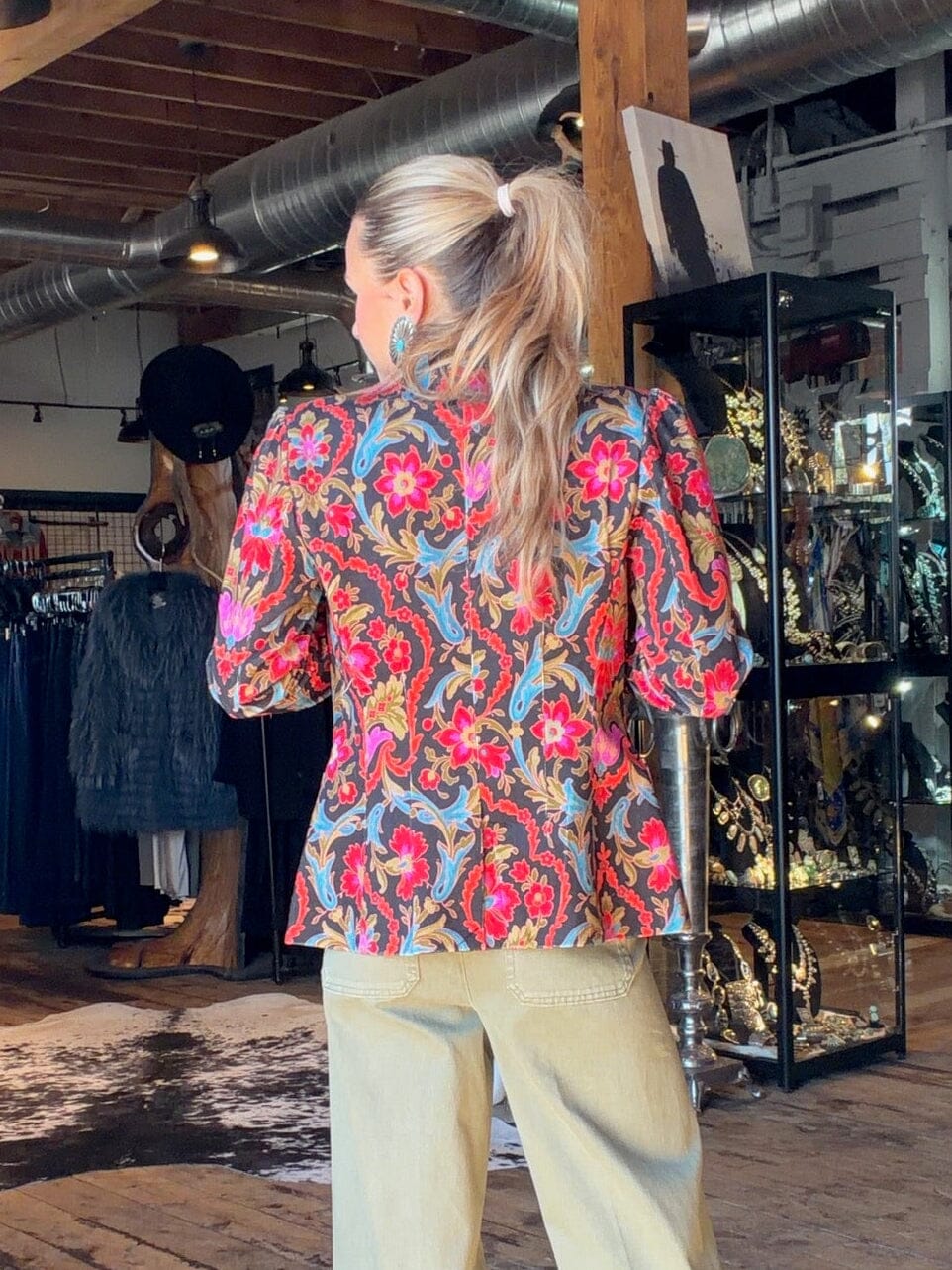 Elizabeth Damask Blazer - 416338