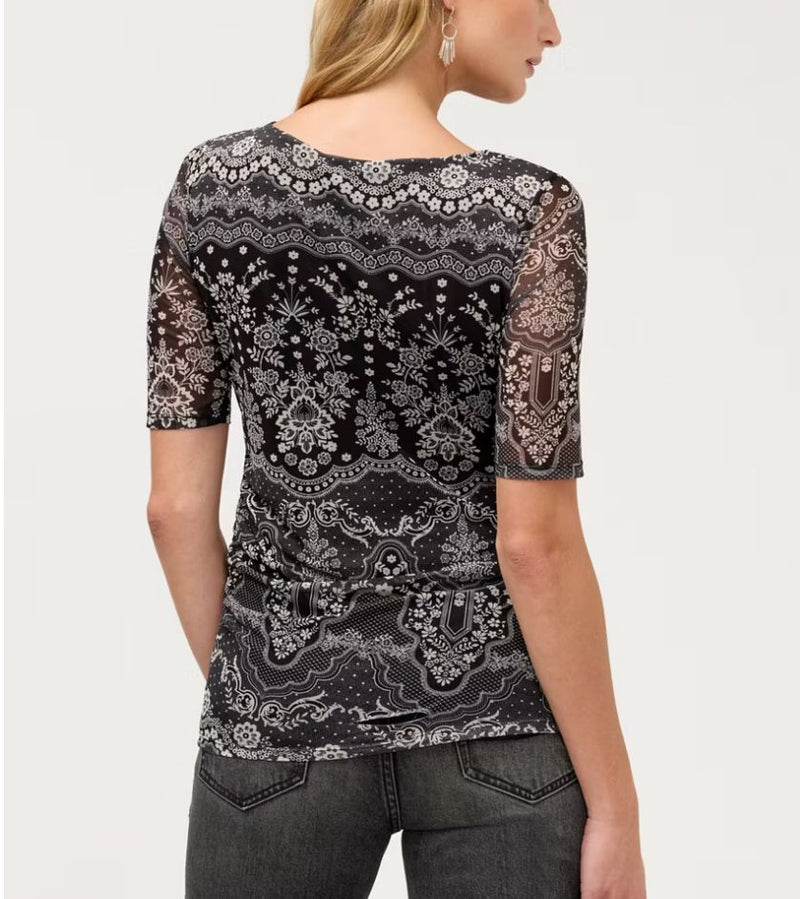 Elizabetta Mesh Tee - 17626
