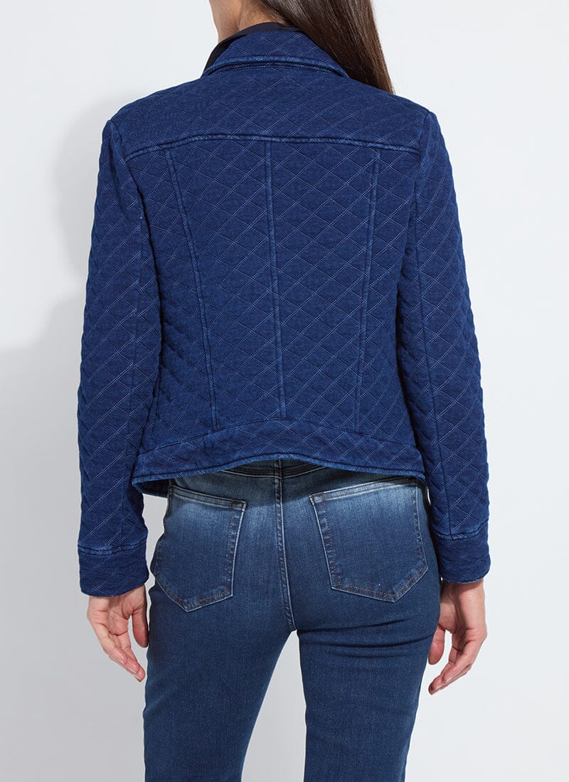 Elora Quilted Indigo Jacket - LY3754