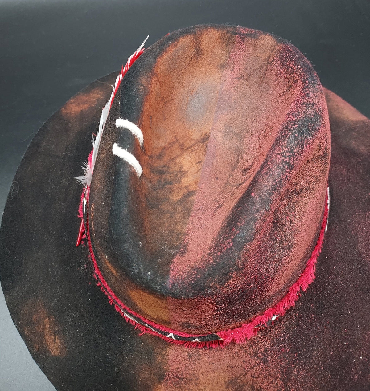 Embellished Felt Hat - HIML8 - Size M