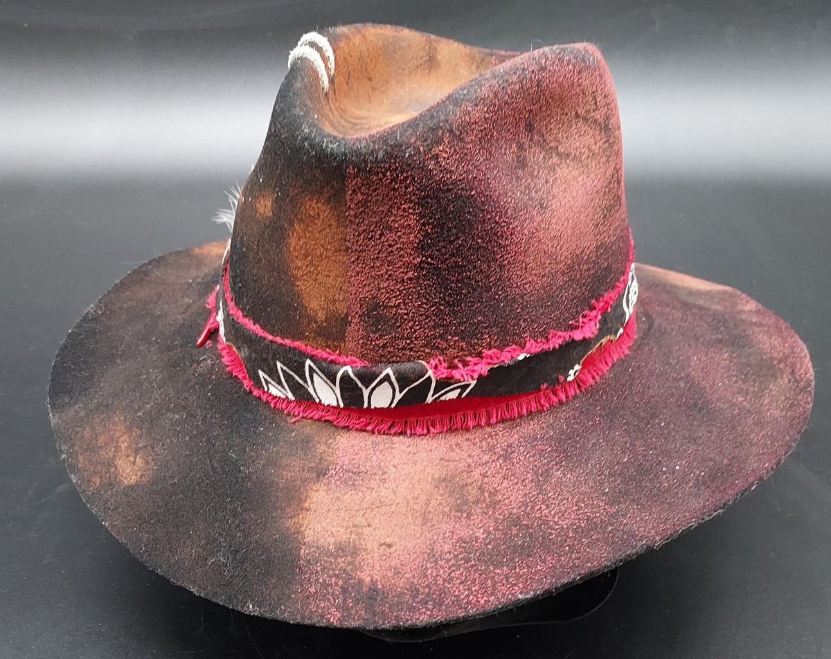 Embellished Felt Hat - HIML8 - Size M