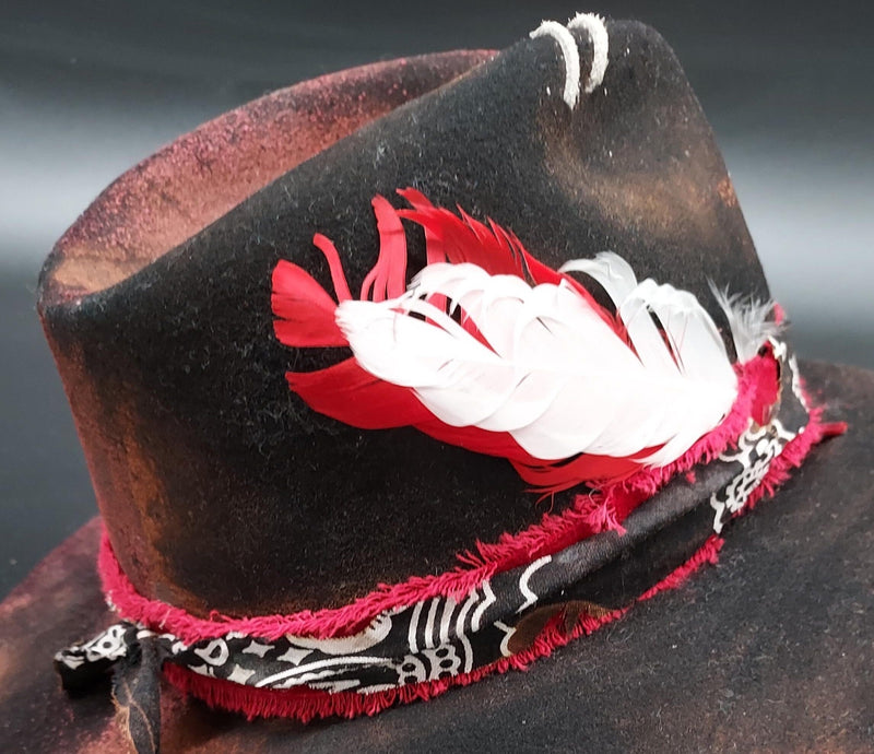 Embellished Felt Hat - HIML8 - Size M