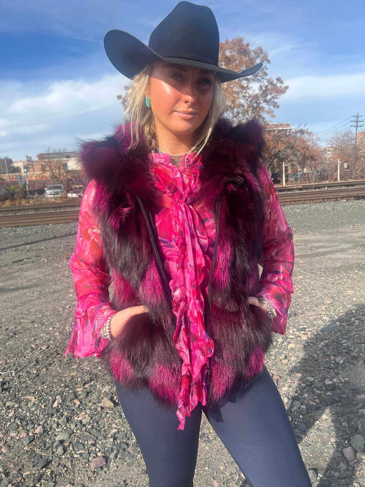 Emerie Rose Ruffle Blouse - Johnny Was - L16425