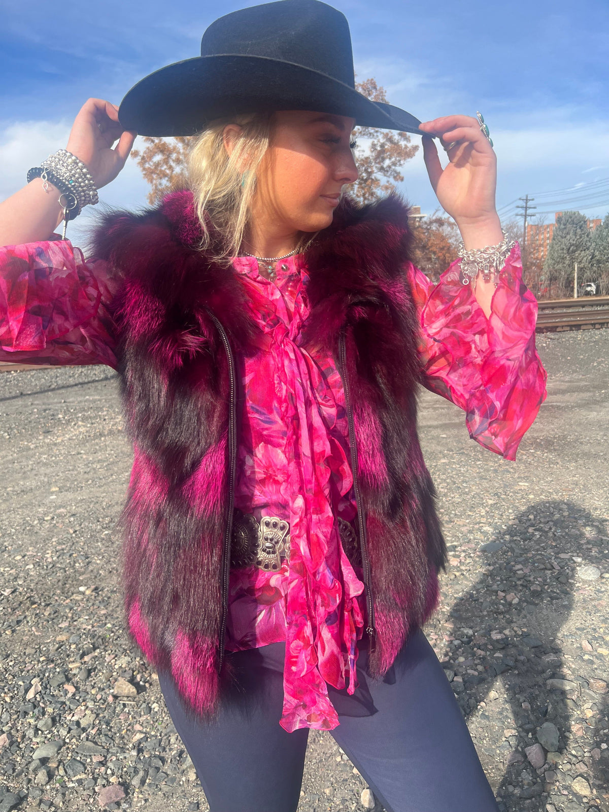 Emerie Rose Ruffle Blouse - Johnny Was - L16425