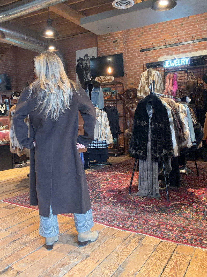 Espresso Riley Wool Coat - 26798