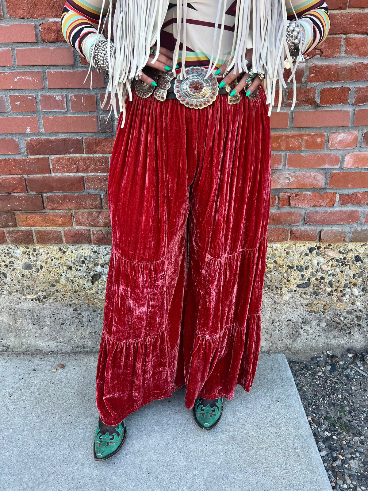 Etta Pant Mahogany - Double D Ranch - P626M