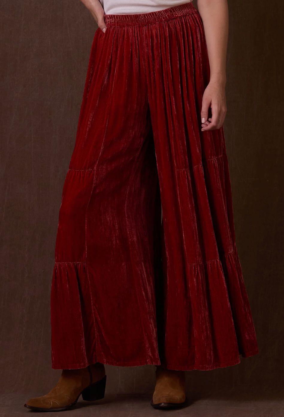 Etta Pant Mahogany - Double D Ranch - P626M