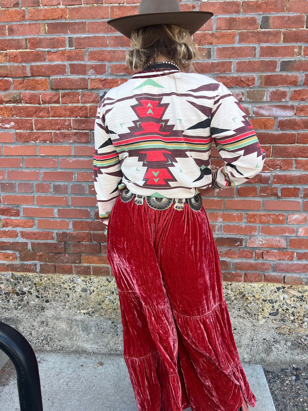 Etta Pant Mahogany - Double D Ranch - P626M