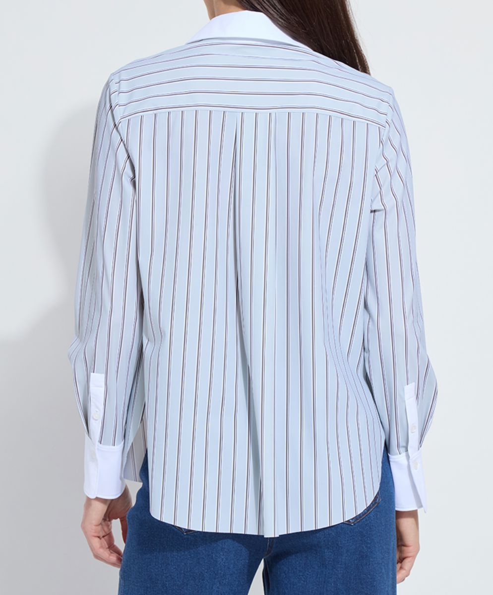 Executive Stripe Blouse - Lysse - LY3638S