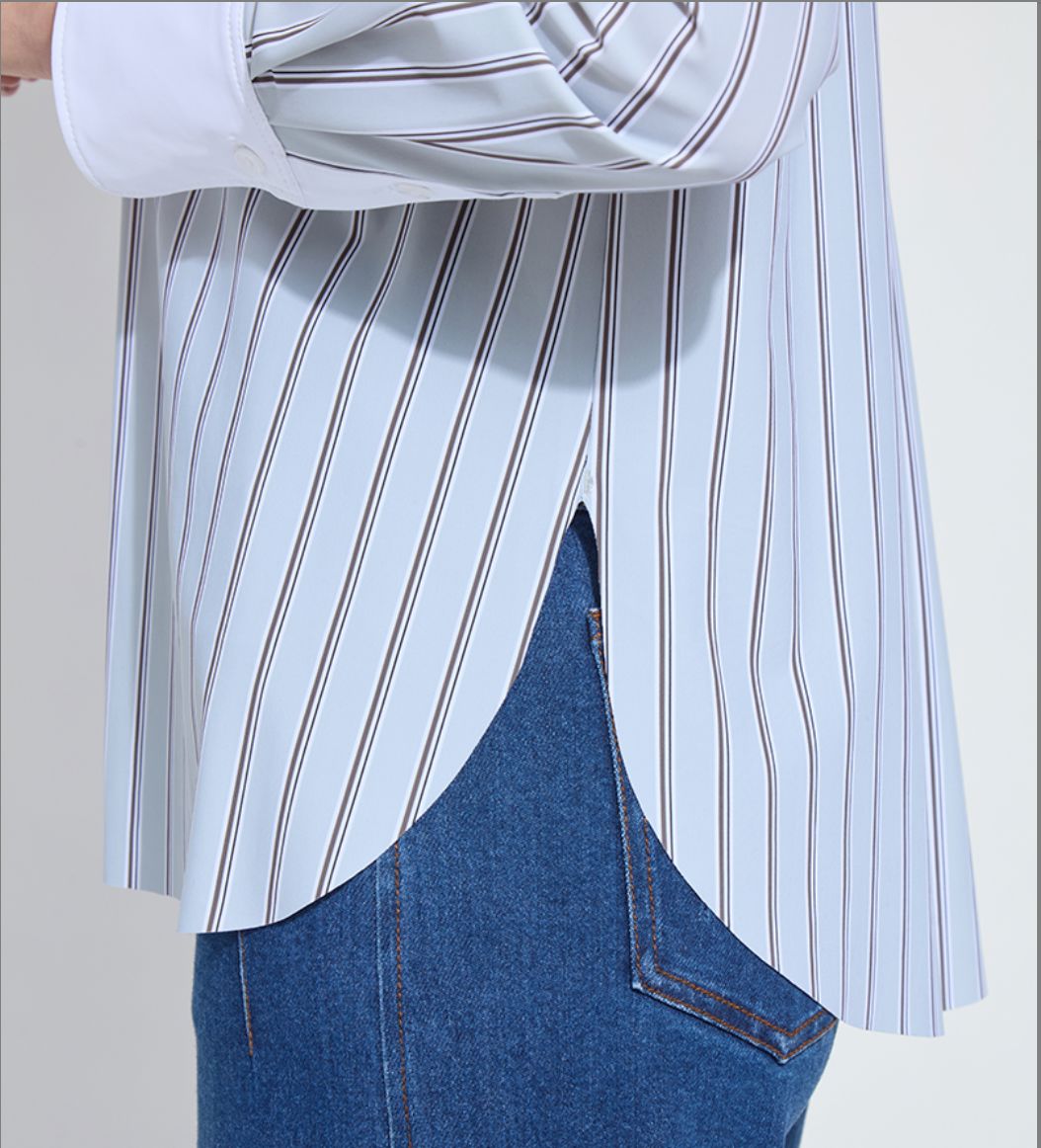 Executive Stripe Blouse - Lysse - LY3638S