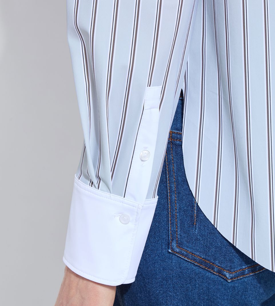 Executive Stripe Blouse - Lysse - LY3638S