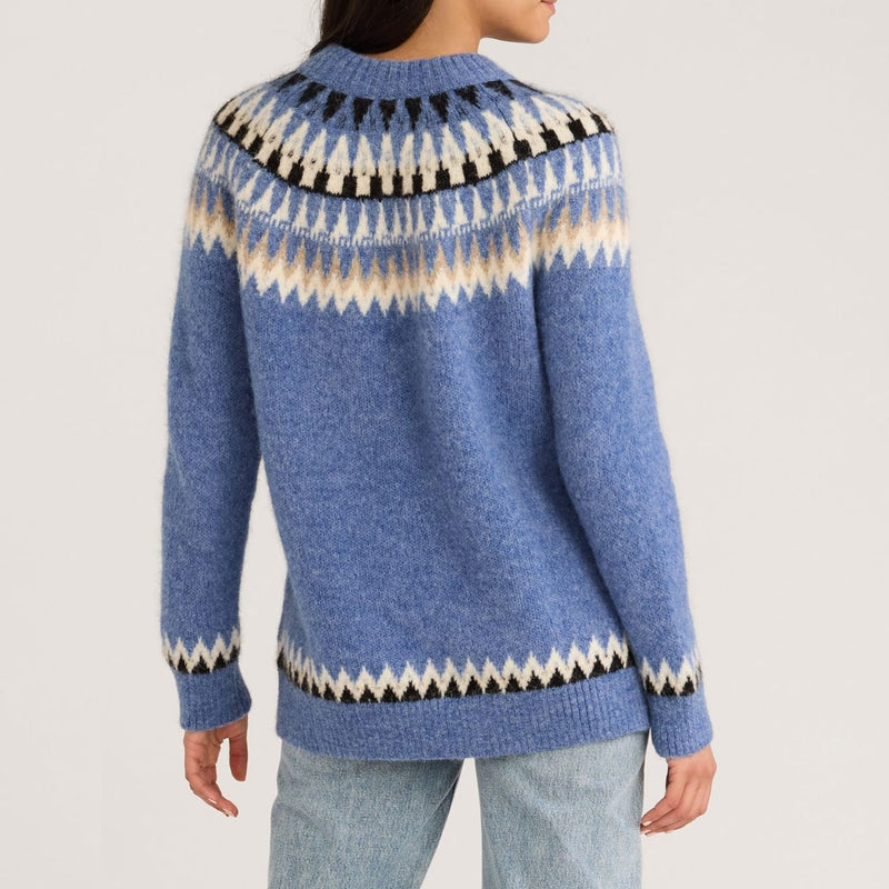 Faire Isle Lt. Blue Sweater - Pendleton - TC0068B