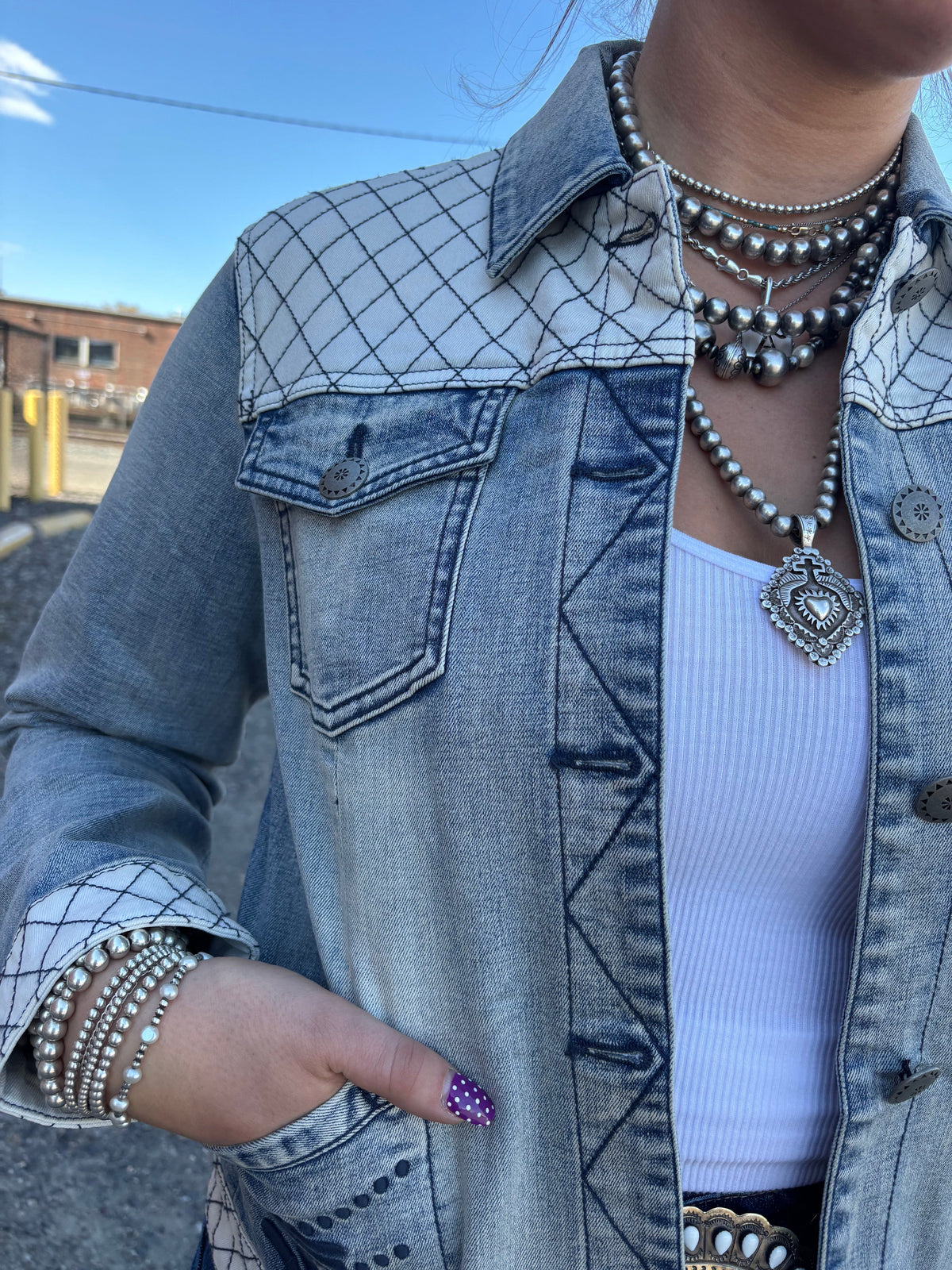 Faith Washed Denim Jacket - FTHD