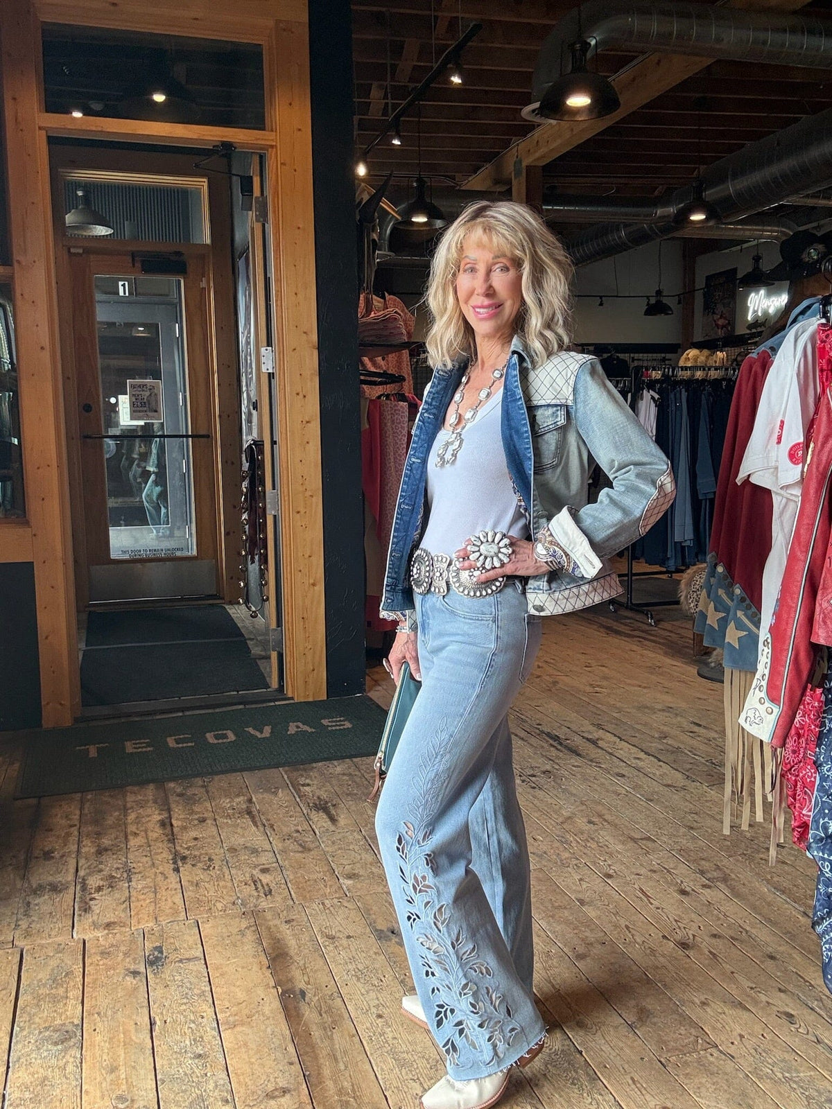 Faith Washed Denim Jacket - Madison Creek -FTHD