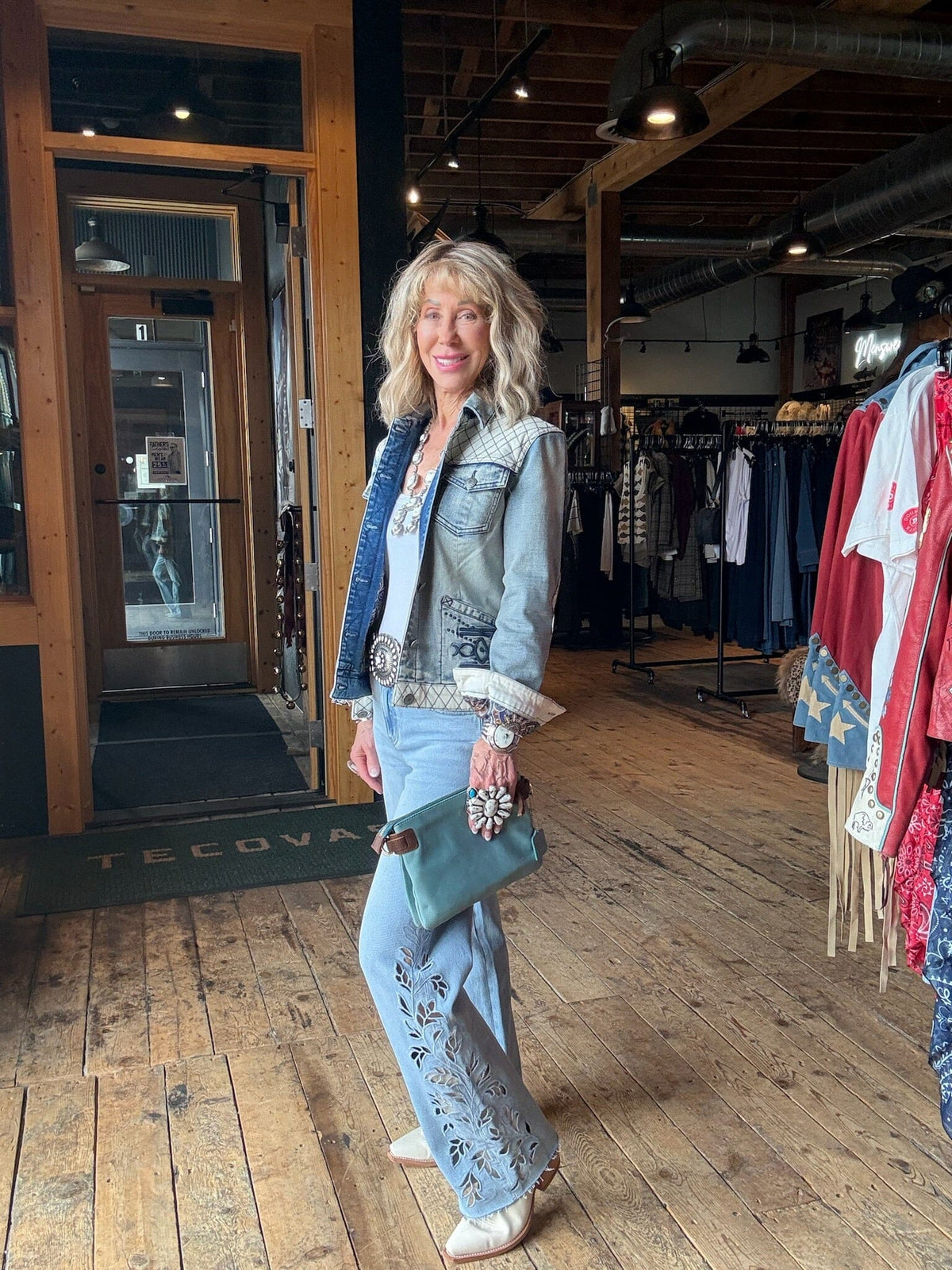 Faith Washed Denim Jacket - Madison Creek -FTHD
