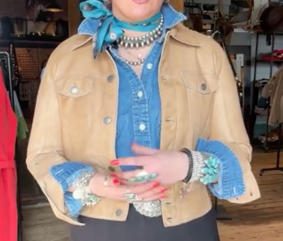 Fawn Jessie Patina Leather Jacket - 581J446