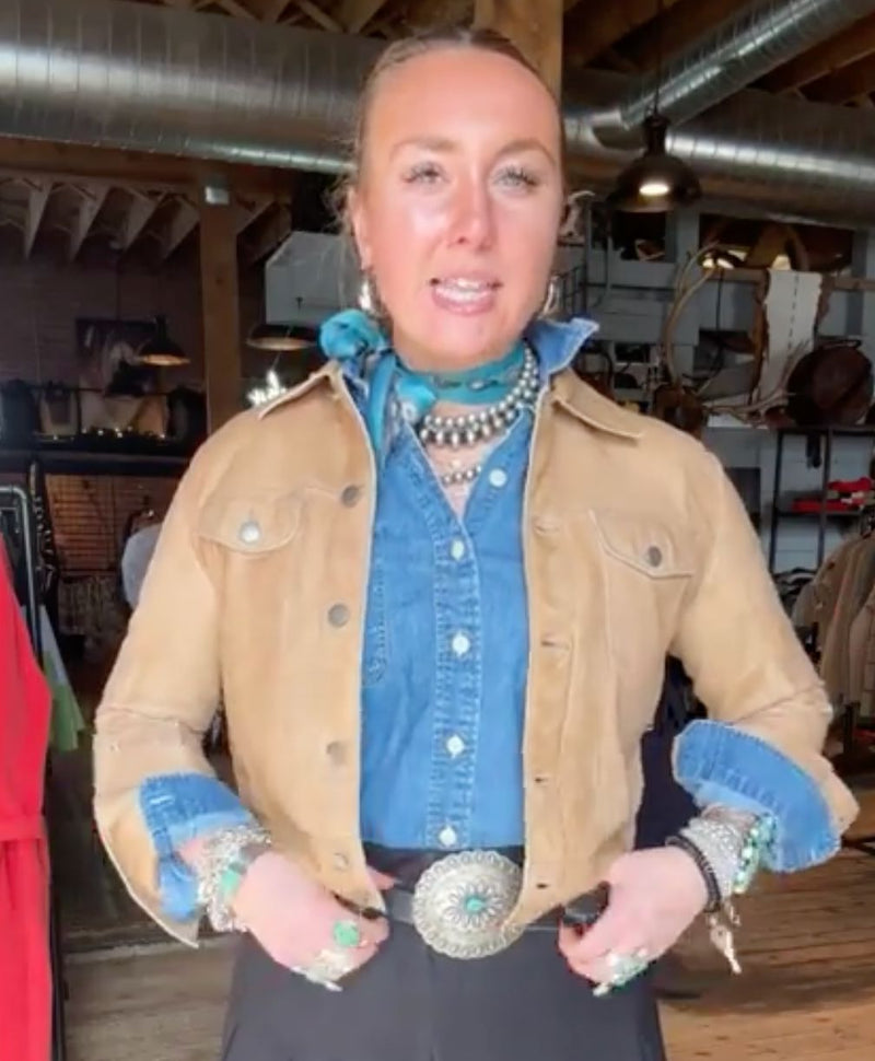 Fawn Jessie Patina Leather Jacket - 581J446