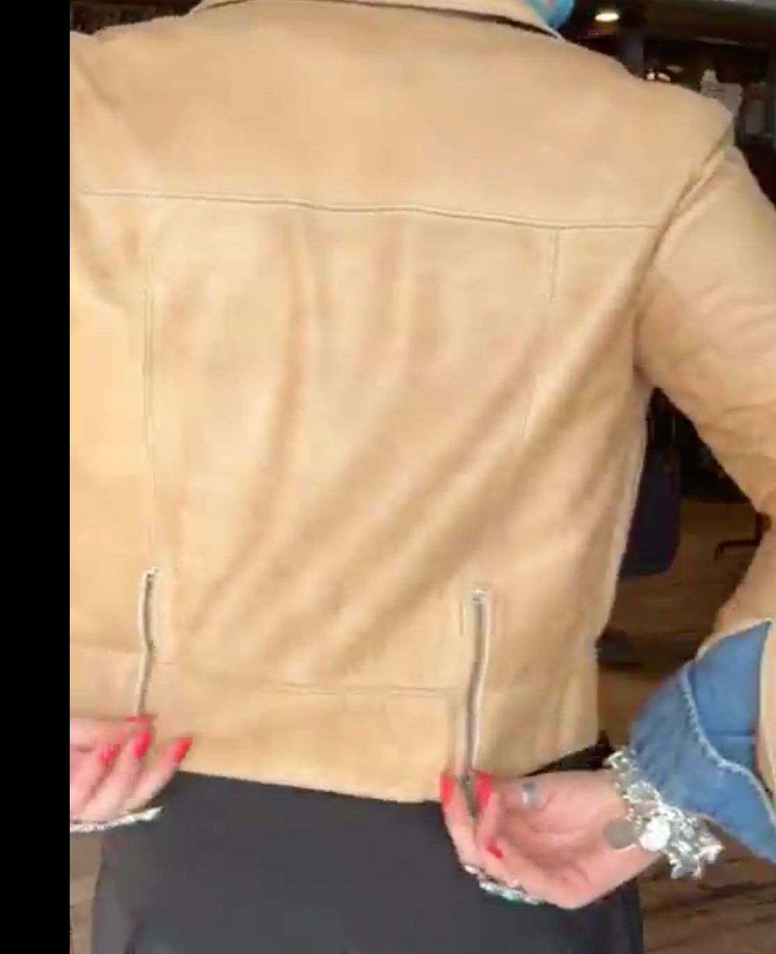 Fawn Jessie Patina Leather Jacket - 581J446