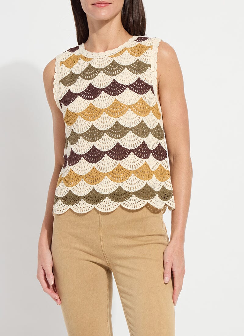 Faye Crochet Knit Tank - Lysse - LY3871