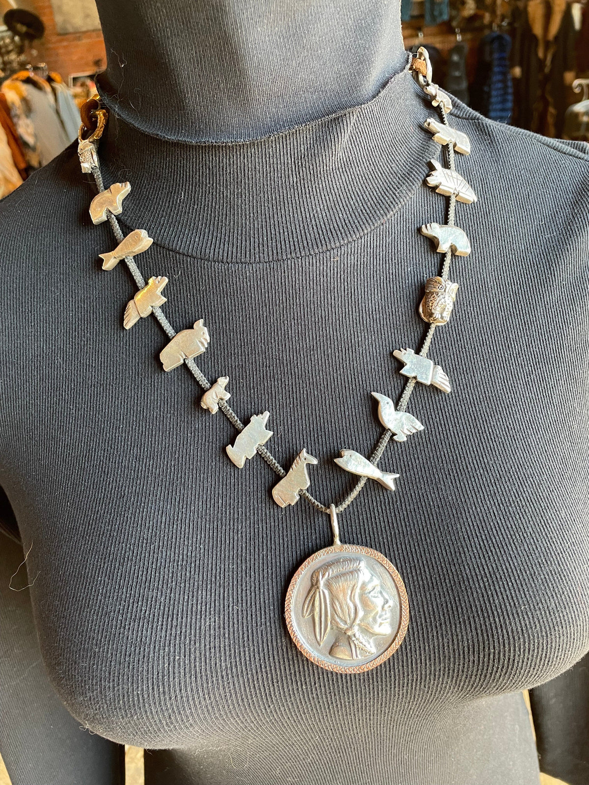 Fetish - Indian Head Pendant - NLT7