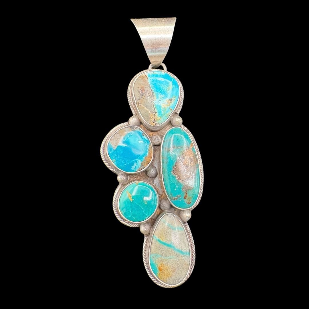 Five-Stone Turquoise Pendant - PSL110