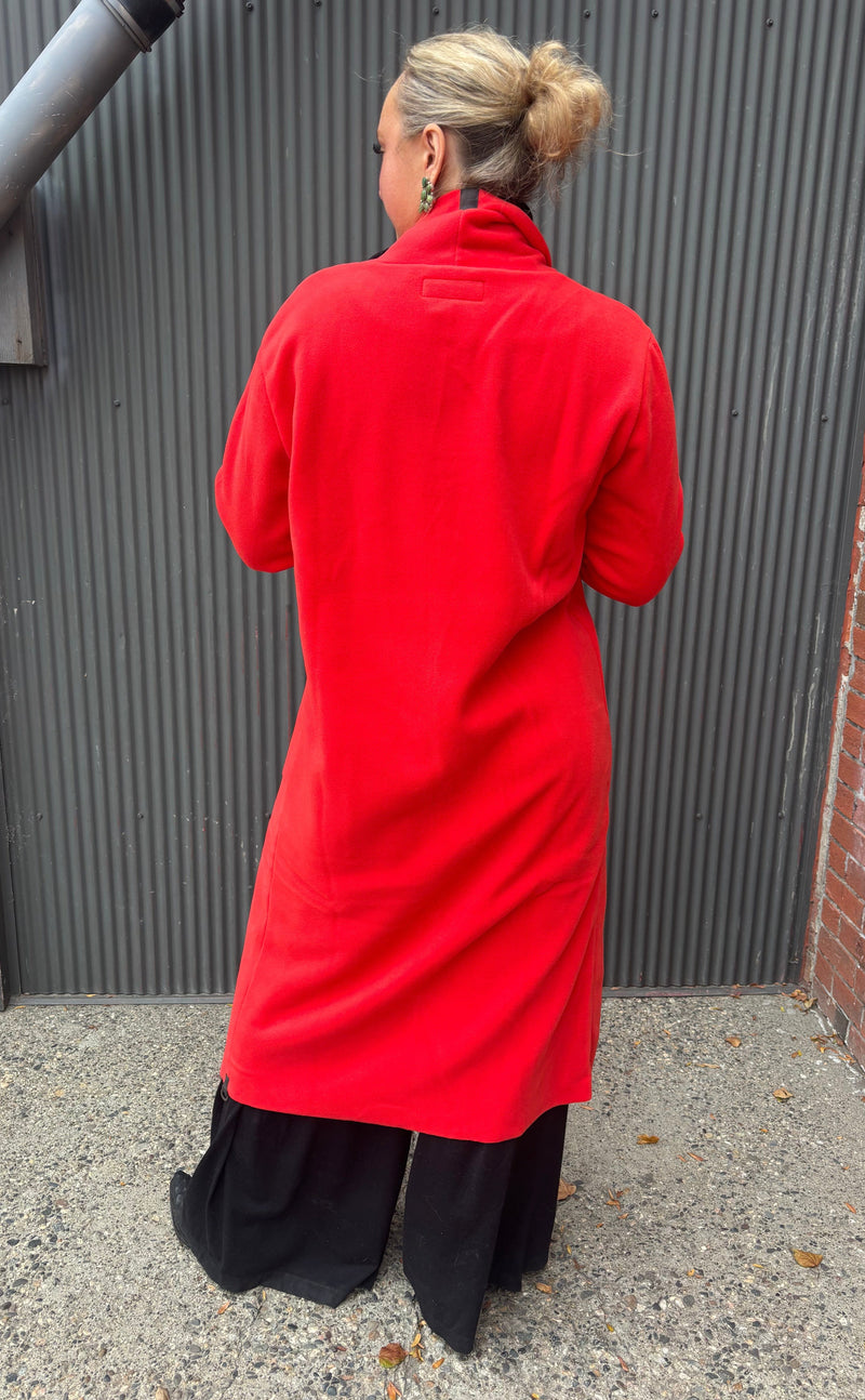 Fleece Duster - Tomato - Henriette Steffensen - 7162TM