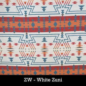 Flounce Wrap - White Zuni - Rhonda Stark - RSFZW